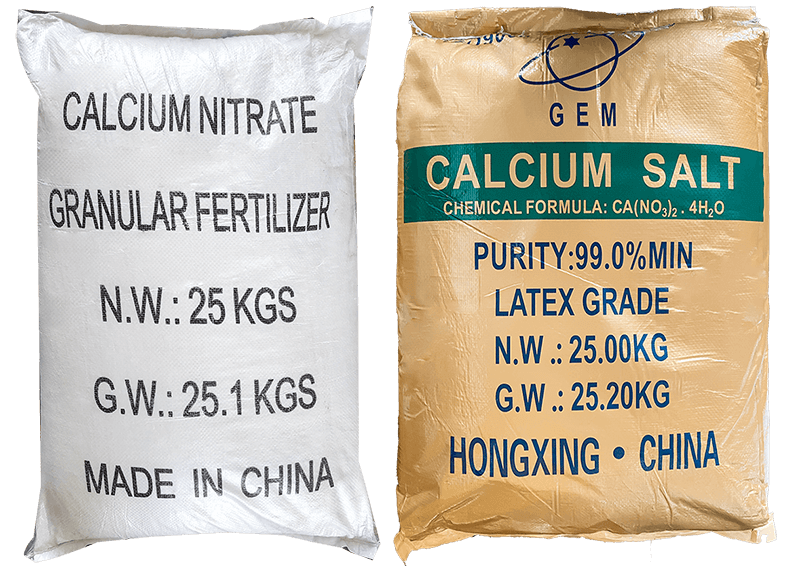 1 Calcium nitrate - Ca(NO3)2 99%, Trung Quốc, quy cách 25kg/bao