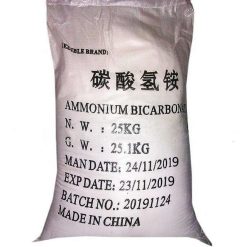 Bột Khai, Amoni Bicacbonat, NH4HCO3 99%, Trung Quốc, 25 kg/bao