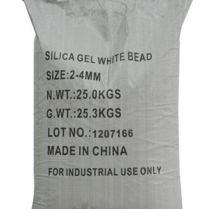 Silicagel SiO2.2H2O 98%, Trung Quốc, 25kg/bao