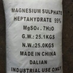 Magnesium sulfate heptahydrate, Magie sulphat, MgSO4.7H2O 99.5%, Trung Quốc, 25kg/bao